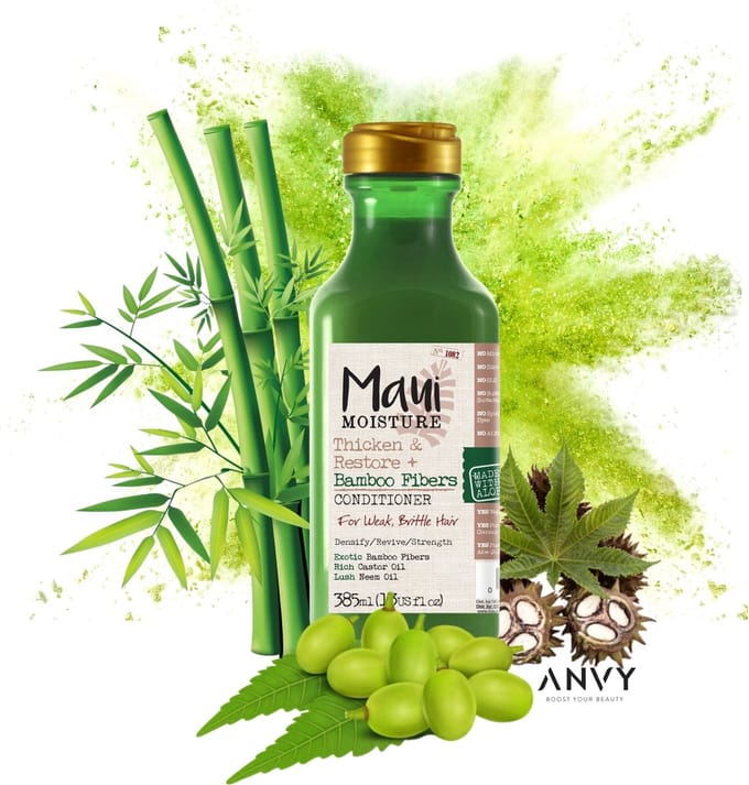 Maui Moisture Volume Boost + Bamboo Fiber Conditioner 385 ml