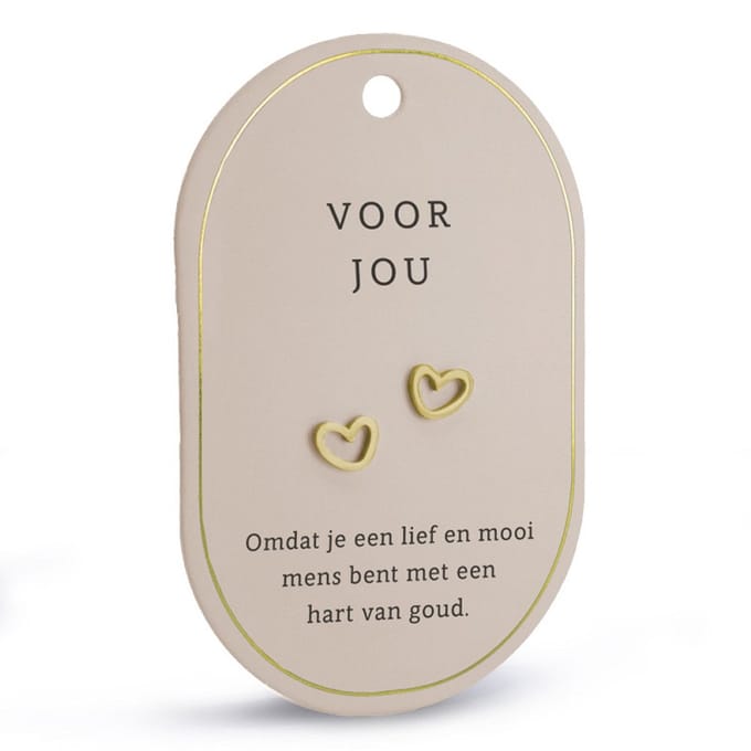 Oorbellen - Goud - Voor jou