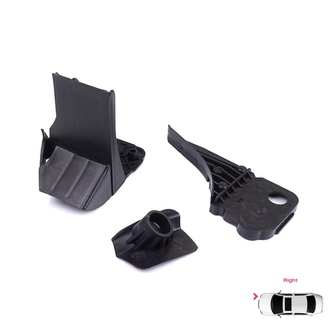 BHL585-2 Koplamp Houder Montage Reparatie Beugel Lip Set Rechterzijde voor Ford Focus MK4 C519 HN HM HP 2018-On JX7B13W029CE