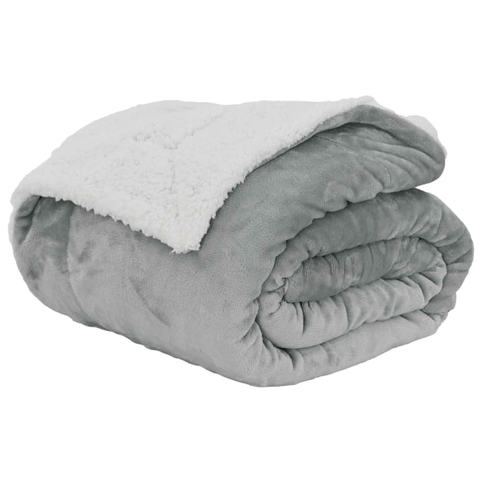 vidaXL - plaid - Grijs - 150 - x - 200 - cm - 1,64 - kg - Fleece