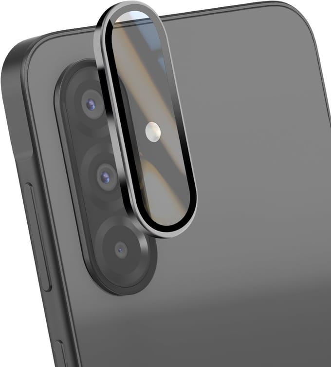 Blue Star, Lens Protector Geschikt Voor Galaxy A36 Monoblock Applicator, Zwart / Transparant