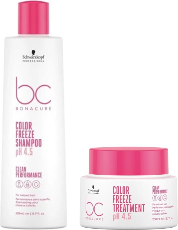 Schwarzkopf BC Color Freeze Shampoo & Treatment - 500ml+200ml