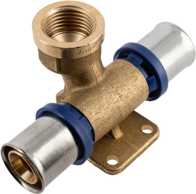 BONFIX pers Muurplaat dubbel recht 20x1/2x20 2001413