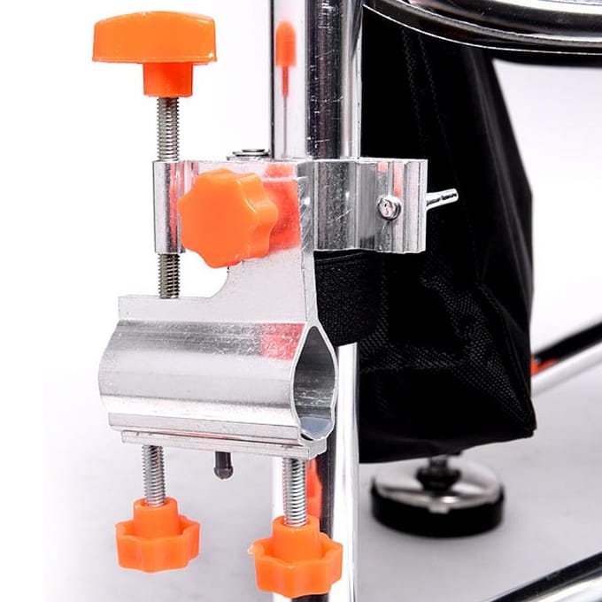 Duurzame aluminiumlegering hengelstokhouder stoelklembeugel visgerei accessoire Orange