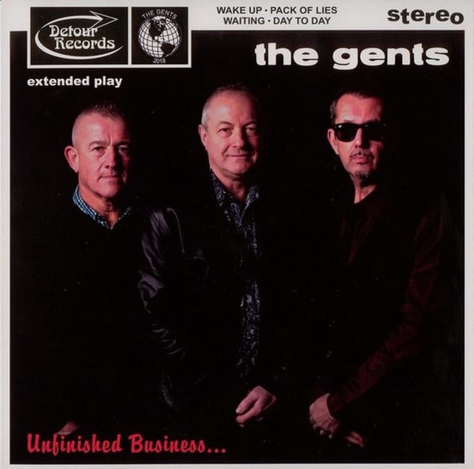 Gents - Unfinished Business...EP (7" Single) (Limited Edition)