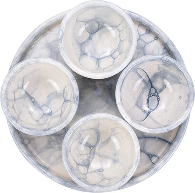 Bowls and Dishes Espuma Borrel geschenkset Grijs