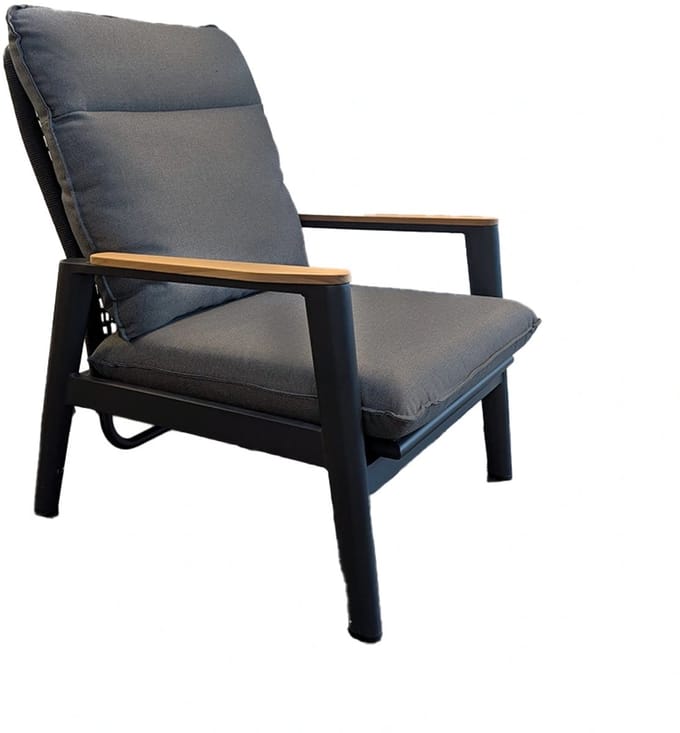 Trestino Beaval Lounge Tuinstoel - Antraciet