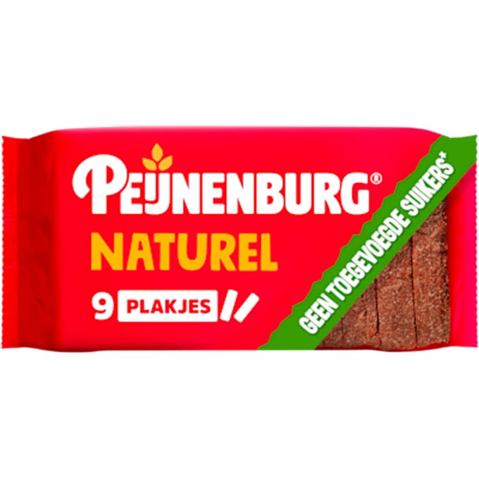 Naturel zonder toegev. suiker gesneden