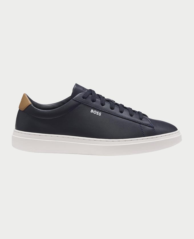 Hugo Boss - Schoenen - Donkerblauw - Heren - Maat 42 -