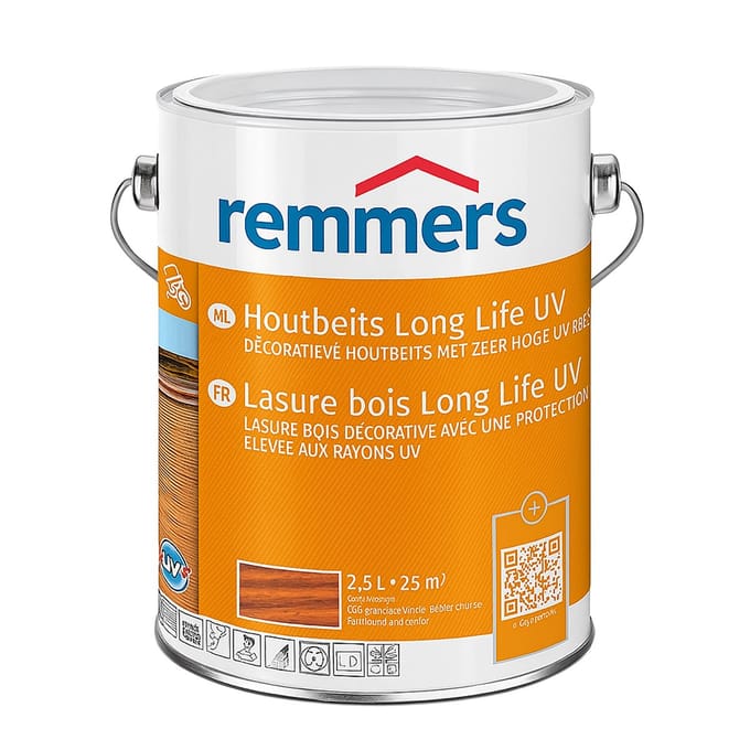 Remmers Houtbeits Long Life UV - Teak - 2.5 liter