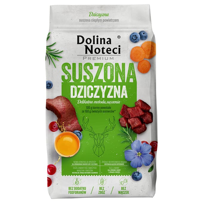 Dolina Noteci Premium Dried game - dried food for dogs - 9kg