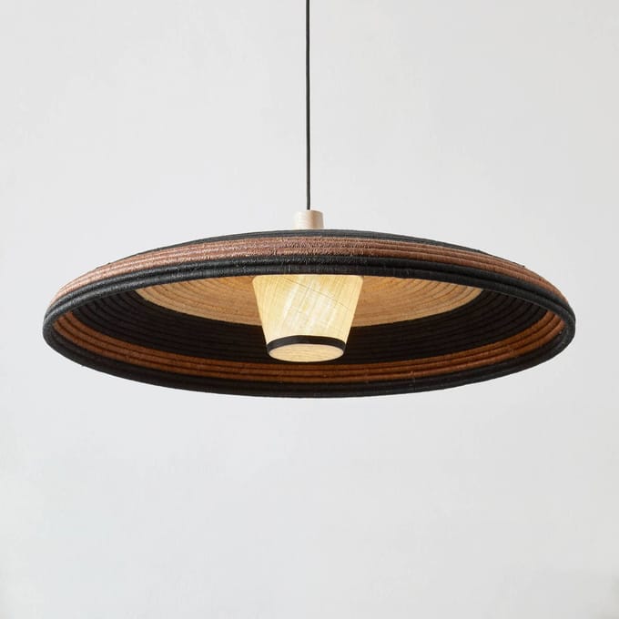 Forestier Grass hanglamp L, bruin
