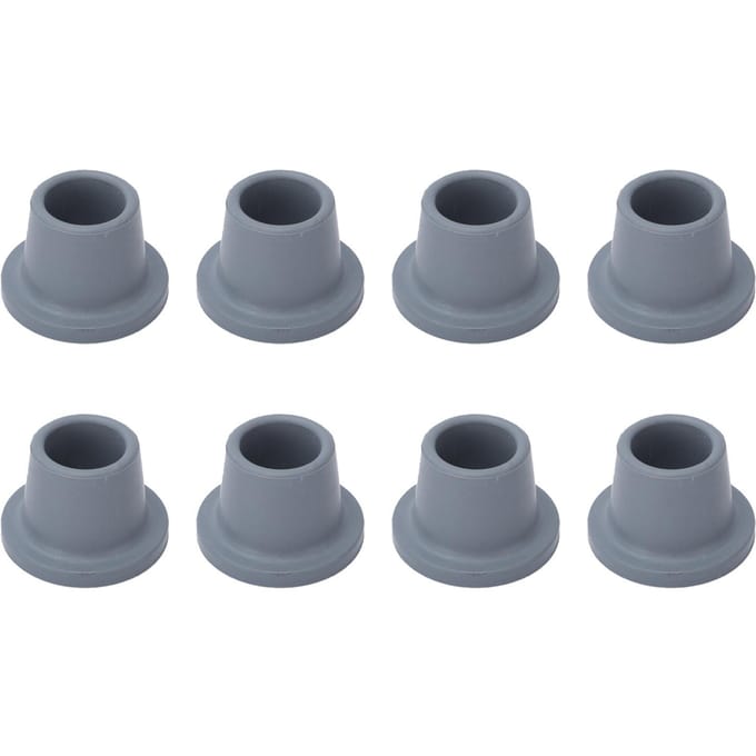 Vervangende Voetjes voor Douchestoel Badstoel Douchekrukjes Transferbank Antislip Rubberen Zuignap Voetjes 1 1/8 Inch gray
