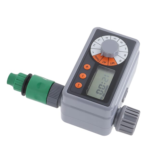 Sproeier Timer Automatisch Watergeefapparaat Zelf Druppelirrigatie Tool voor DN15 DN20 Kranen gray