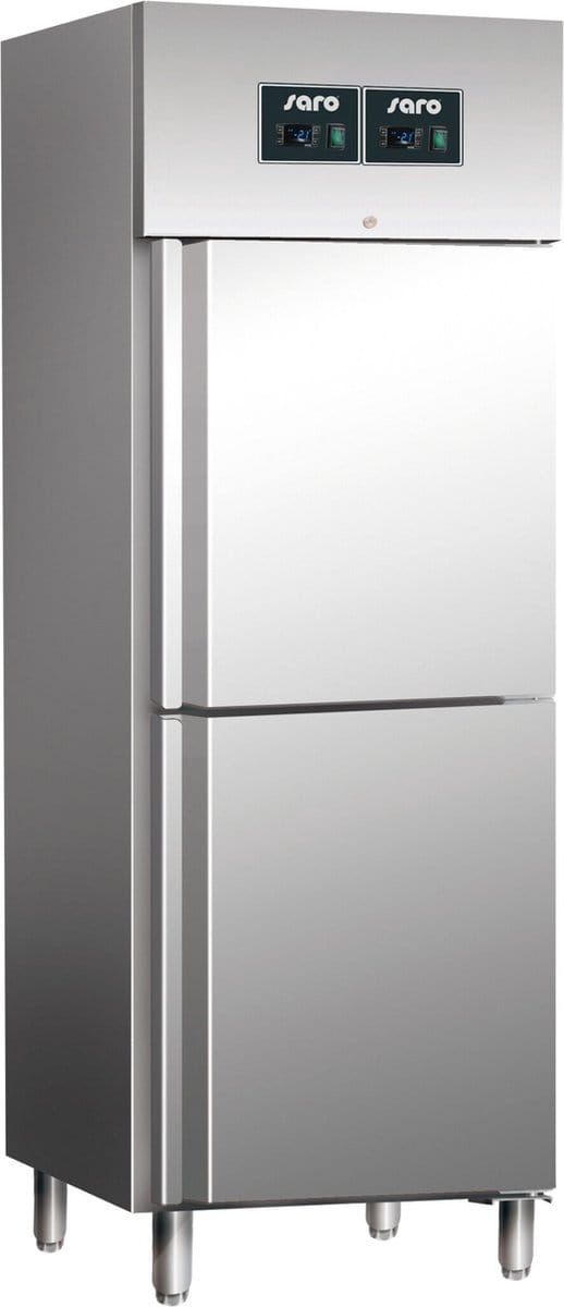 Koelvriescombinatie | RVS | 2x 129 liter | Saro | GN60DTV | 323-1220