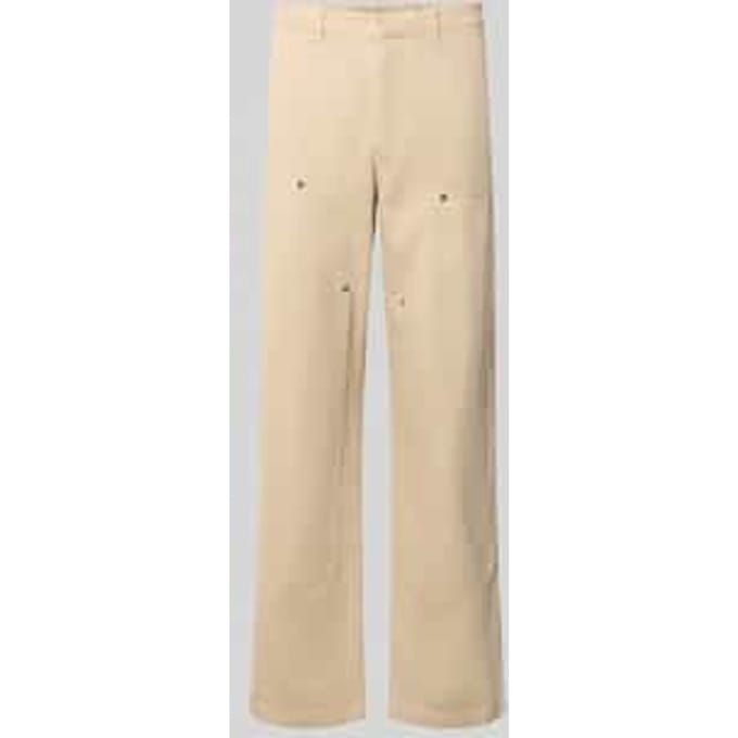 Straight fit jeans met zakken op de pijp