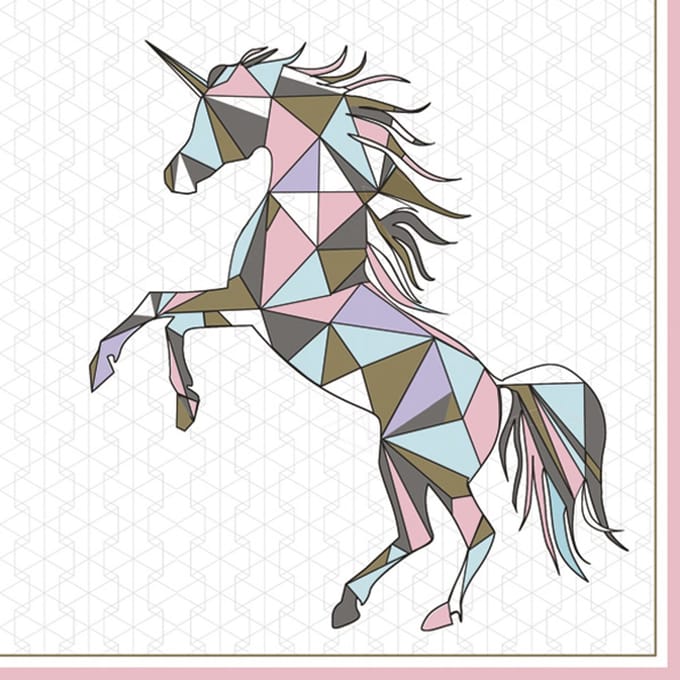 Daisy Lunch servetten - Graphic Wild Unicorn