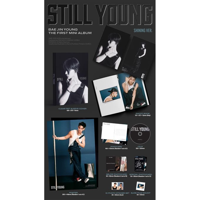 BAE JIN YOUNG - STILL YOUNG (1ère Mini) REFLECT ver. black