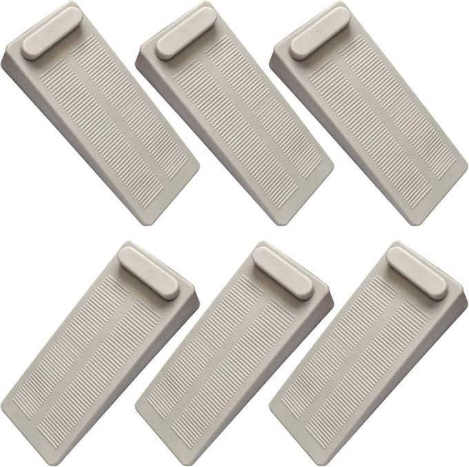 Deurstopper van Rubber - Antislip Voor Muren en Meubels, Vloerwig (6 Stuks)