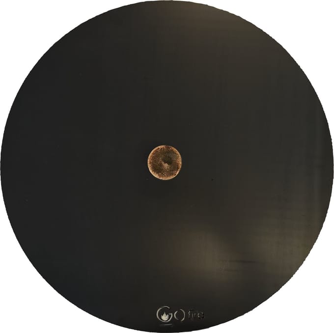 GoFire Zwarte Deksel voor Vuurschaal 80 cm (Ø 81 cm)