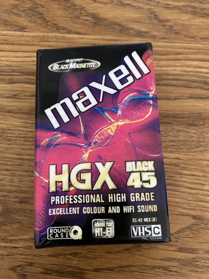 Maxell  EC-45HXG VHS-C videobandje 45 min