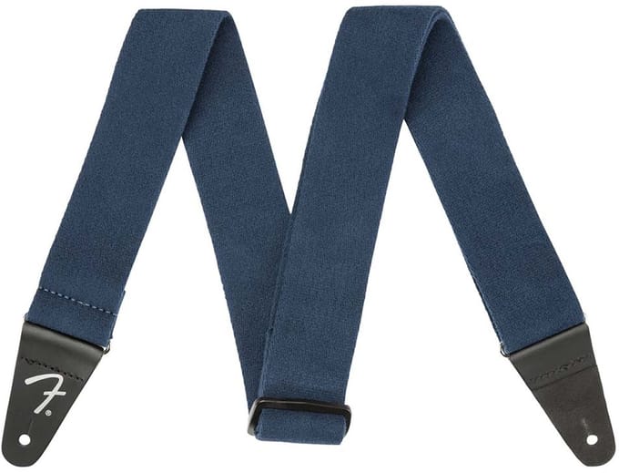 Fender Supersoft Gitaarband – Blauw – 2" – Verstelbaar
