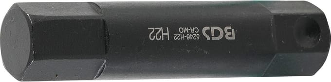 BGS bitlengte 100 mm aandrijving buitenzeskant 22 mm binnenzeskan...