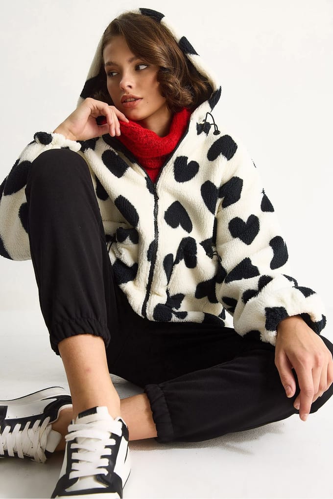Gelaagde Puffer Donsjas met Fake Fur Kraag