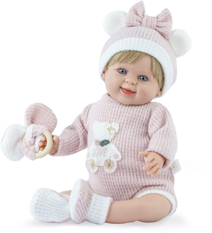 Marina - Pau pop Rosie Teddy Estuche - 45cm multicolor speelgoedpop.