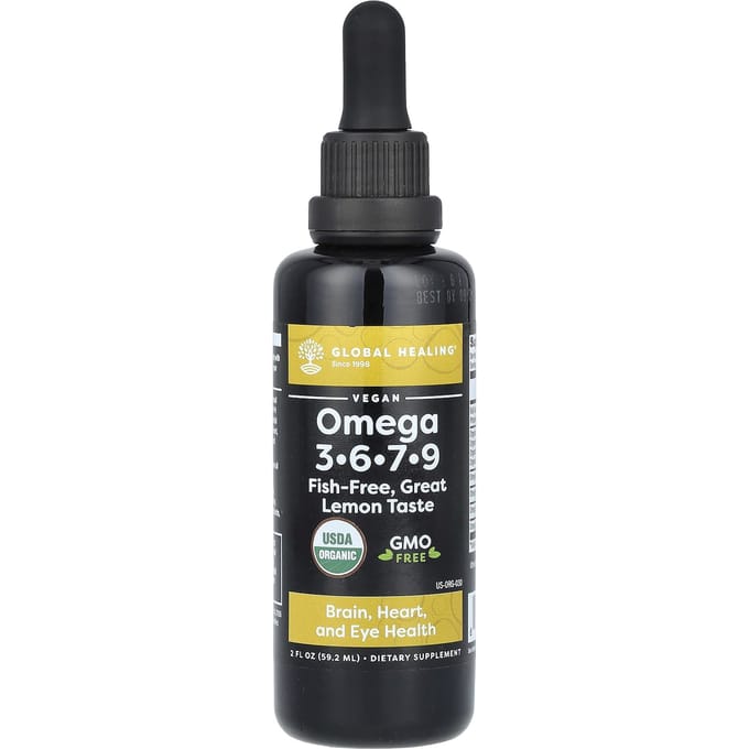 Oméga 3, 6, 7, 9, Citron, 2 fl oz (59,2 ml)