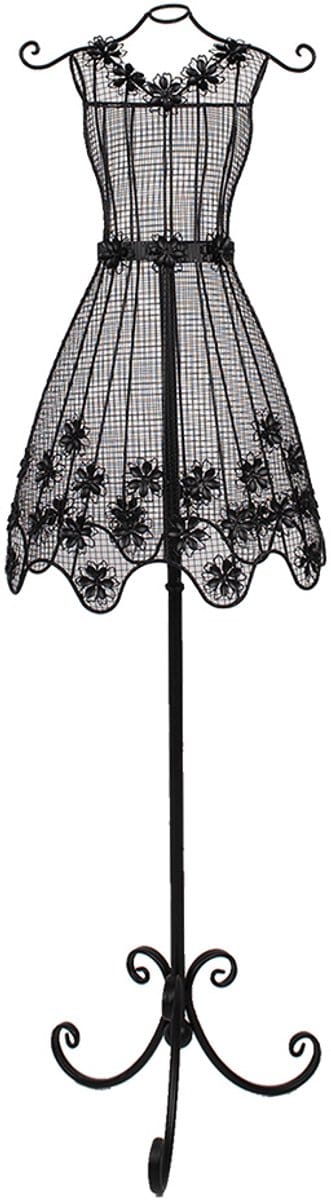 Clayre & Eef Etalagepop 43x34x149 cm Zwart Metaal