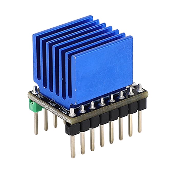 Stappenmotordriver TMC2226 256 Microstap Laag Geluidsniveau met Koellichaam 3D-printeraccessoire blue