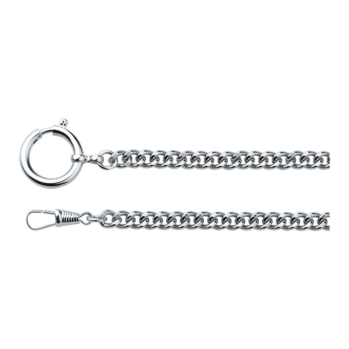 zakhorloge ketting Vernikkeld ijzer 25cm lang Z
