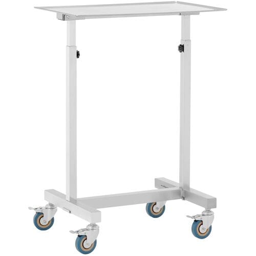 Steinberg Systems Instrumententafel - verrijdbaar - 600 x 400 mm - in hoogte verstelbaar - RVS/rubber 10031000