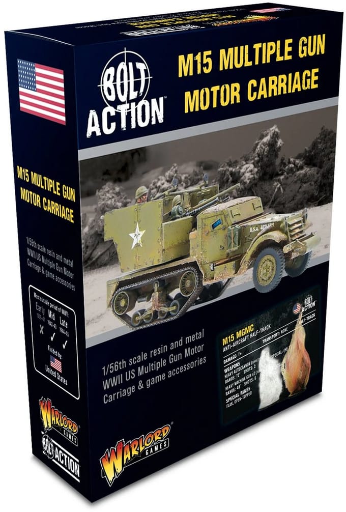 M15 Multiple Gun Motor Carriage (Bolt action nieuw)