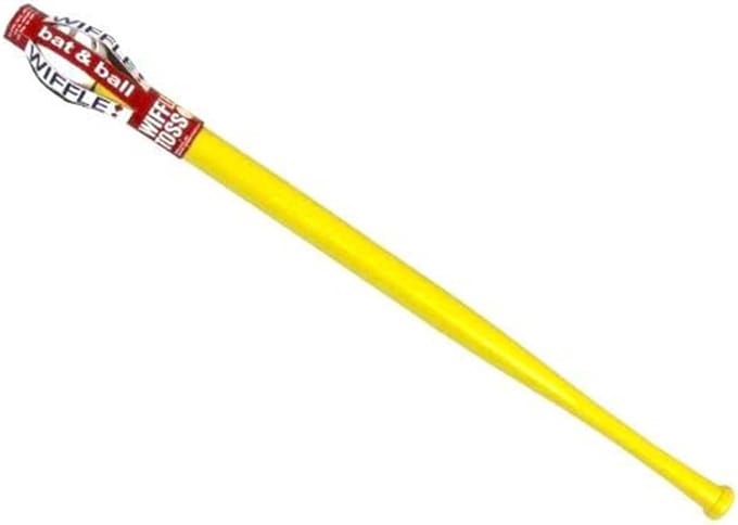 Wiffle Bat - MLB - Kunststof Honkbalknuppel - Met Wiffle Bal - Geel/Wit