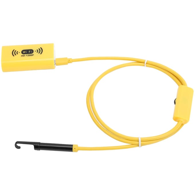 8mm HD 1200P IP68 Waterdichte WIFI Endoscoop Draadloze Inspectiecamera voor iOSAndroid10m32.8ft 1m / 3.3ft yellow