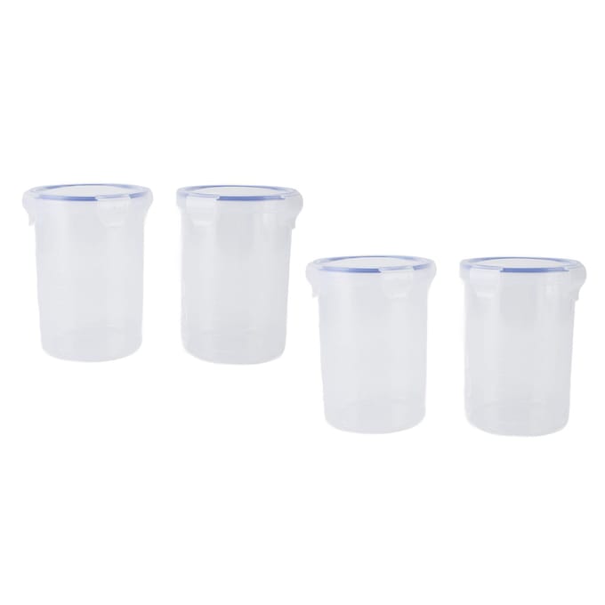 Verfcontainer Set 1000ml Luchtdichte Transparante Verfopslagbeker met Mengbal Verfkwast voor white