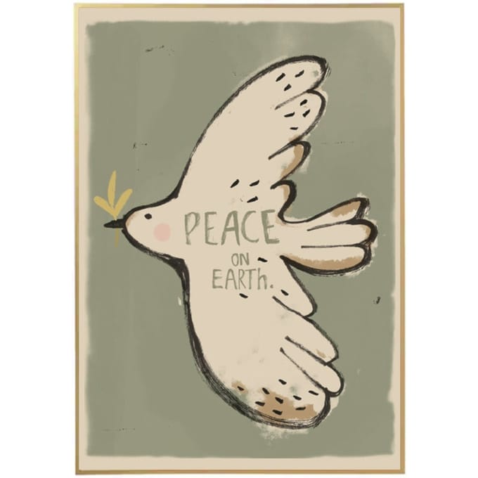 Studio loco poster peace bird 50 x 70 cm