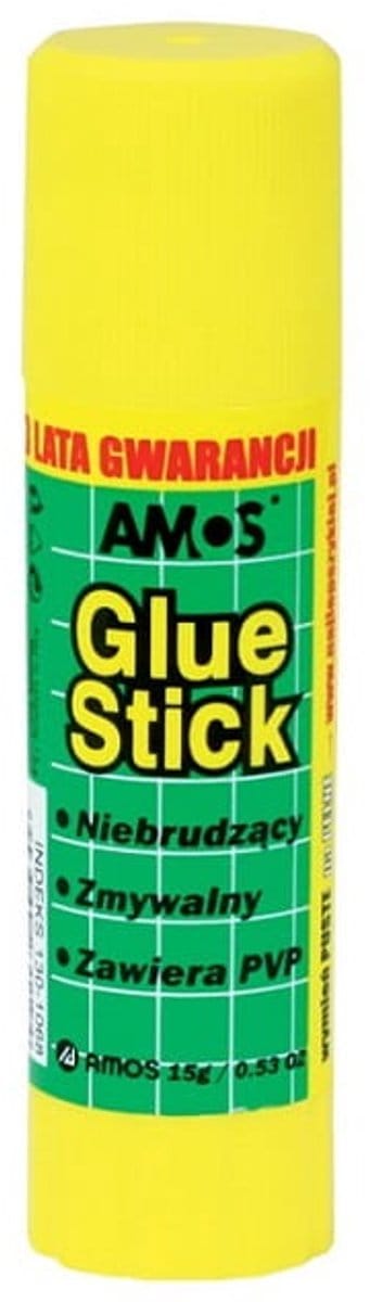 Amos - Kleefstift - 15g - Afwasbaar - Onzichtbaar