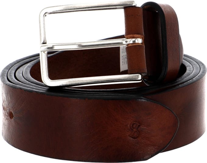 SADDLER Leren Riem Askersund Belt W85 Brown Bruine