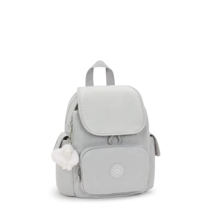 kipling vrijetijdsrugzak rugzak Basic City Pack Mini Backpack Easy Grey Lichtgrijs