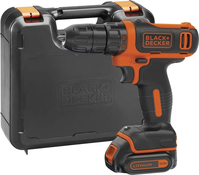 Black+decker Accuboormachine Bdcdd12kb-qw - 10,8v - (2x 1,5ah)