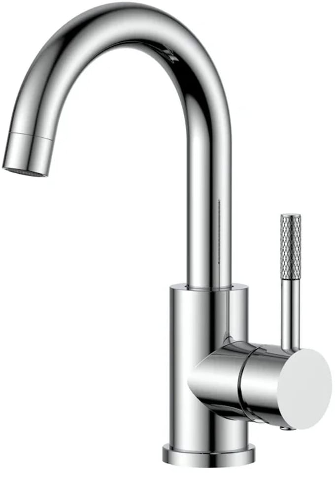 DutchLine - Round S-Grip Wastafelkraan – Chroom