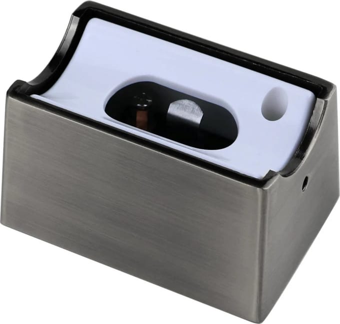 LED S14d Lampfitting Chroom Geborsteld Metaal - SPL