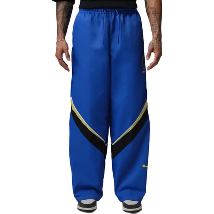 Jordan Brazil Broeken Heren - Blauw - Maat S - Poly Woven