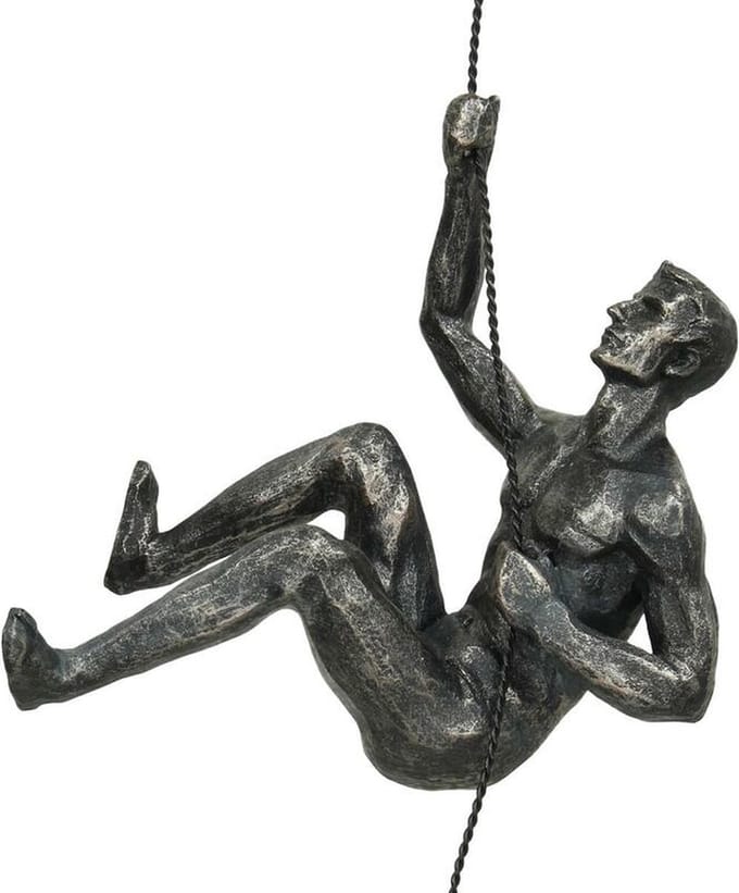 Figuren - Ornament Figure Polyresin Black 16x9x19.5cm