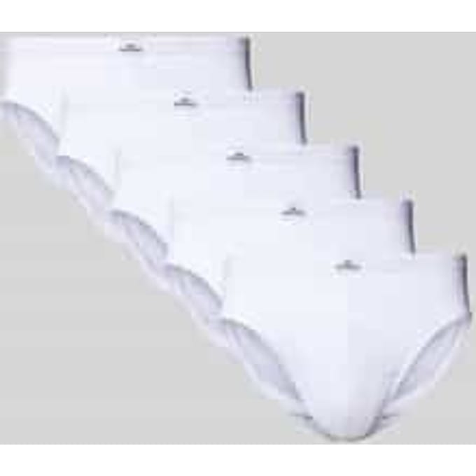 Slip met labeldetail in een set van 5