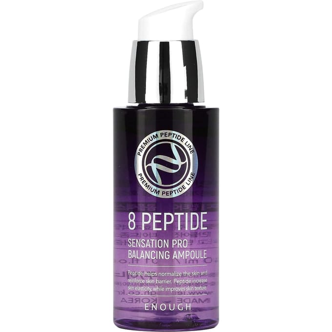 ENOUGH Premium 8 Peptide Sensation Pro Ampoule Équilibrante 30ml+CADEAU ALÉATOIRE gray