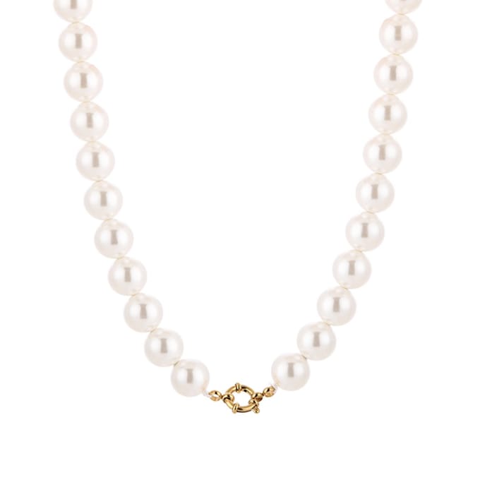 Kralenketting Colour - Pearl White